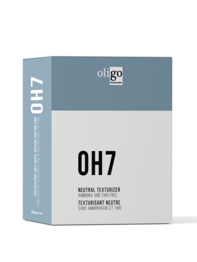 Soluție de permanent OH7 pentru păr rezistent, gri, alb natural și fin.